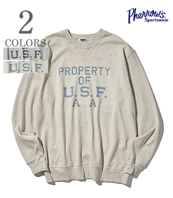 PHERROW'S フェローズ 長袖|ステンシル|両Vガゼット|カットソー