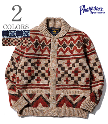 PHERROW'S フェローズ ローゲージニット|ハンドメイド|カウチン