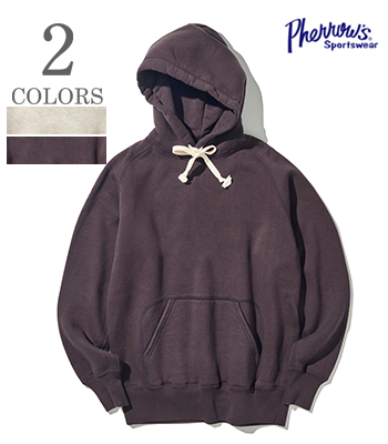 PHERROW'S フェローズ 裏起毛|メランジ|プルオーバーパーカー