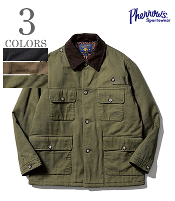 PHERROW'S フェローズ 中綿|キルティング|ハンティングジャケット