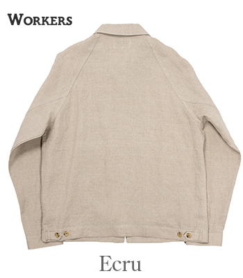 WORKERS ワーカーズ リネン|ドックイヤー|ハリントンジャケット  