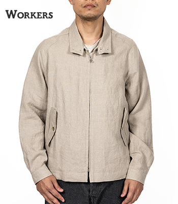 WORKERS ワーカーズ リネン|ドックイヤー|ハリントンジャケット  