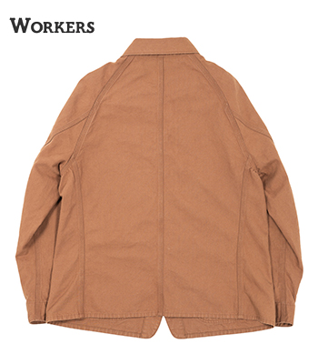 WORKERS ワーカーズ 10.8oz Brown Duck|カバーオール『CAT DAY