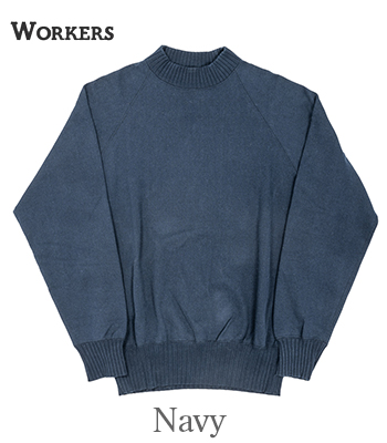 WORKERS ワーカーズ 長袖|ラグラン|クルーネック|コットン