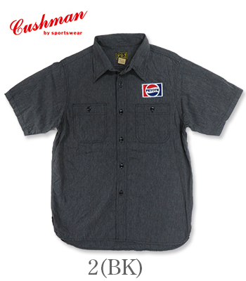 CUSHMAN クッシュマン 半袖|シャンブレー|ワークシャツ『Mack TRUCKS