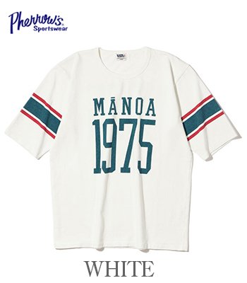 フェローズ　Pherrow's フットボール　25S-PFBT1 MANOA 楽天市場】フェローズ（Pherrow's）フットボールTシャツ MANOA