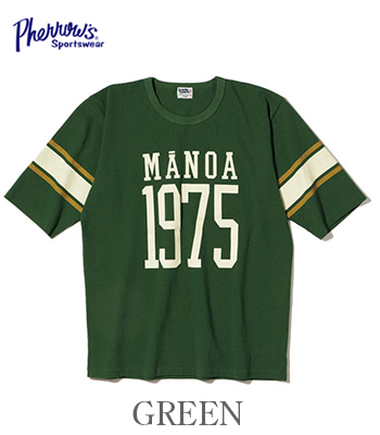 フェローズ　Pherrow's フットボール　25S-PFBT1 MANOA 楽天市場】フェローズ（Pherrow's）フットボールTシャツ MANOA