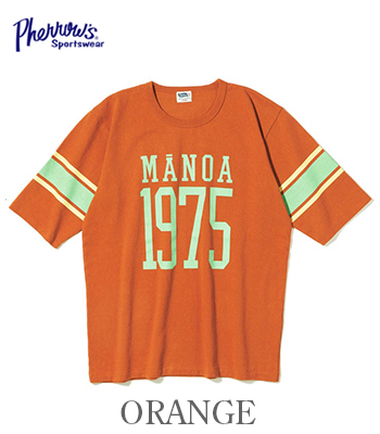 PHERROW'S フェローズ 半袖|天竺|フットボールTシャツ『FOOTBALL