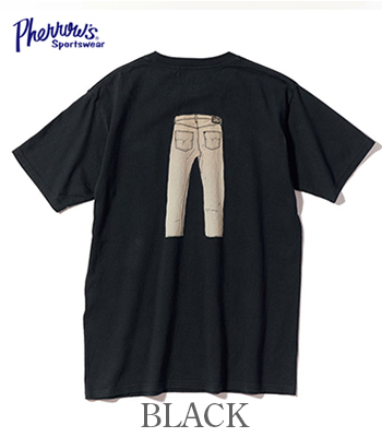 PHERROW'S フェローズ 半袖|ロゴ|プリントTシャツ『Pherrow's Jeans