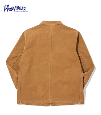 PHERROW'S フェローズ ボールバイオ加工|ブラウンダック|カバーオール