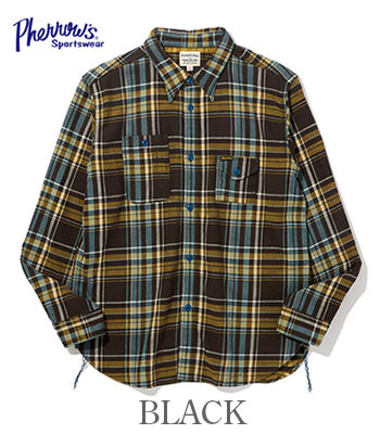 PHERROW'S フェローズ 長袖|チェック|ネルシャツ|ワークシャツ『LIGHT