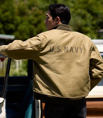 PHERROW'S フェローズ グランドクルー|デッキジャケット『U.S.NAVY