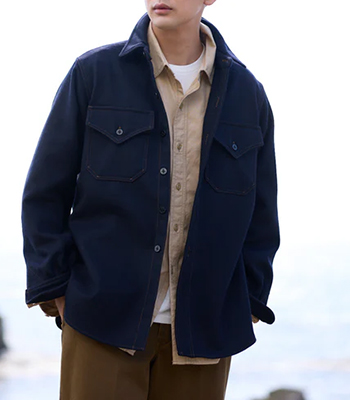 PHERROW'S フェローズウールメルトン|Chief Petty Officer|シャツ