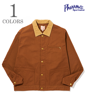 PHERROW'S フェローズ ブラウンダック|ワークジャケット『DUCK WORK
