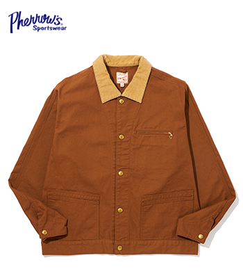 PHERROW'S フェローズ ブラウンダック|ワークジャケット『DUCK WORK