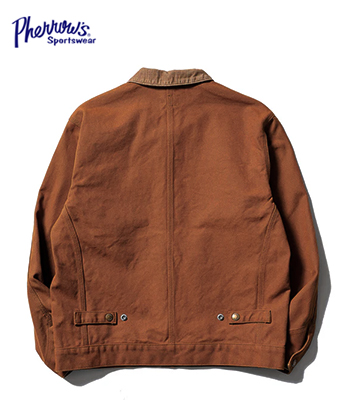 PHERROW'S フェローズ ブラウンダック|ワークジャケット『DUCK WORK