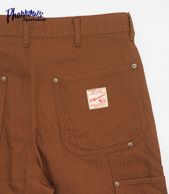 PHERROW'S フェローズ ブラウンダック|ダブルニー|ワークパンツ『DUCK