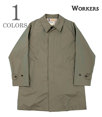 WORKERS ワーカーズ コットンギャバジン|ステンカラー|バルカラー