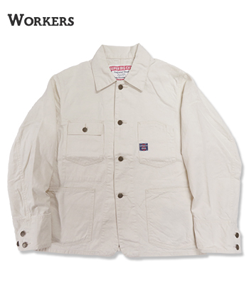 WORKERS ワーカーズ 10oz.|ホワイトデニム|カバーオール『SUPER BIG