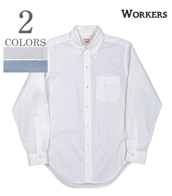 WORKERS ワーカーズ 長袖|スーピマOX|ボタンダウンシャツ『6 Button BD