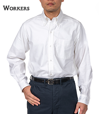 WORKERS ワーカーズ 長袖|スーピマOX|ボタンダウンシャツ『6 Button BD