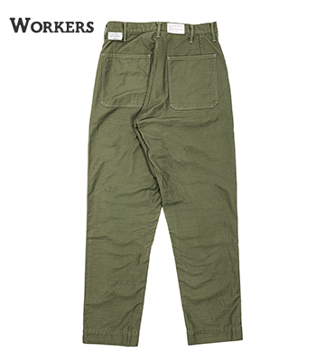 WORKERS ワーカーズ Reversed Sateen|ベーカーパンツ|スリムフィット