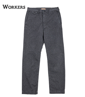 WORKERS ワーカーズ コットンサージ|ミリタリーチノ|トラウザーズ