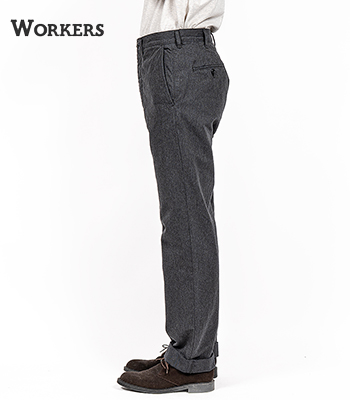WORKERS ワーカーズ コットンサージ|ミリタリーチノ|トラウザーズ