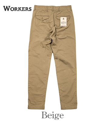 WORKERS ワーカーズ ライトオンスチノ|トラウザーズ|スリム
