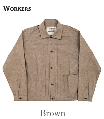 WORKERS ワーカーズ 5oz.シャンブレー|ワークジャケット『Lot 213