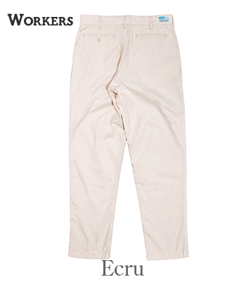 ワーカーズ　ベーカーパンツ　6オンス サマートラウザーズ　workers 予約商品(お届け予定 9月頃以降) ワーカーズ WORKERS ワーカーズ