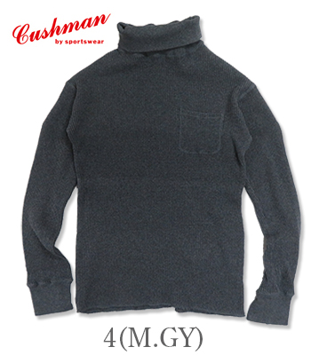 CUSHMAN/クッシュマン ”ドライバーズニット” CUSHMAN クッシュマン 長袖|ビッグワッフル|タートル|サーマルロンTEE