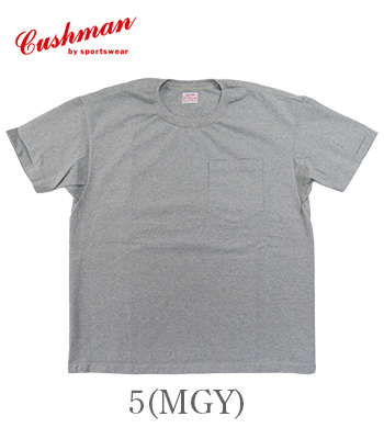CUSHMAN クッシュマン 半袖|空紡14番単糸|ポケットTシャツ|ONE