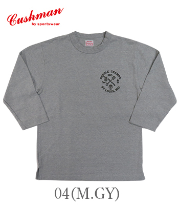 CUSHMAN クッシュマン 別注|七分袖|16番単糸|フットボールT