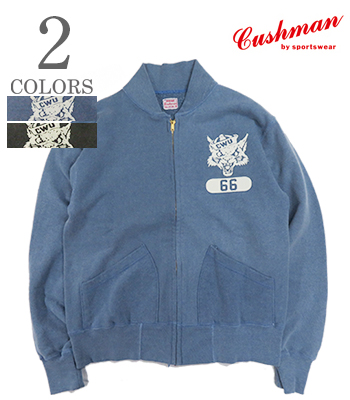 CUSHMAN クッシュマン 裏毛|パイル|ジップスウェット『USED WASH PILE