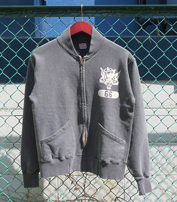 CUSHMAN クッシュマン 裏毛|パイル|ジップスウェット『USED WASH PILE
