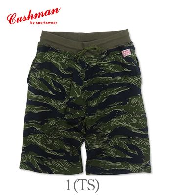 CUSHMAN クッシュマン ミニ裏毛|スウェットショートパンツ|タイガー