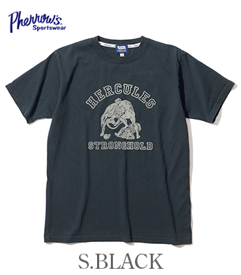 PHERROW'S フェローズ 半袖|プリントTシャツ『HERCULES STRONGHOLD SST