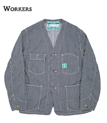 WORKERS ワーカーズ インディゴヒッコリー|エンジニアジャケット