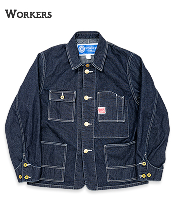 WORKERS ワーカーズ ピュアインディゴデニム|レイルロードジャケット