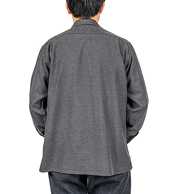 WORKERS ワーカーズ 長袖|コットンウール|オープンカラーシャツ『Open