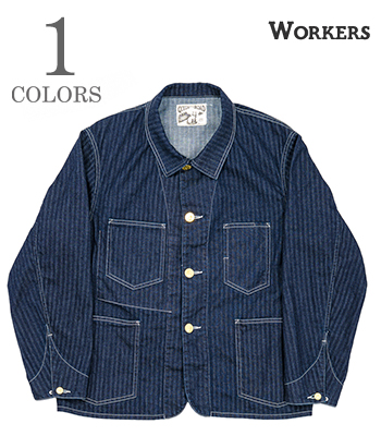 WORKERS ワーカーズ インディゴヘリンボーン|カバーオール『QUEEN OF