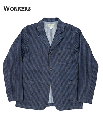 WORKERS ワーカーズ インディゴヘリンボーン|ラフジャケット『Lounge