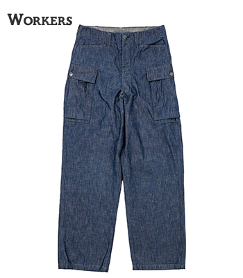 M43 アメリカ軍 パンツ WORKERS ワーカーズ ミリタリーデニム カーゴ