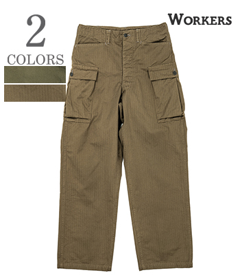 WORKERS ワーカーズ ヘリンボーン|カーゴパンツ『M43 Trousers Mod