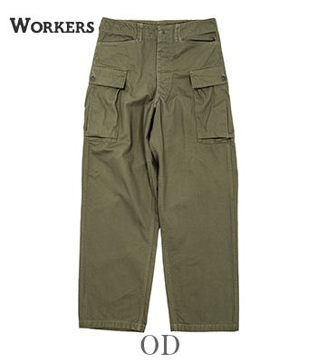 WORKERS ワーカーズ ヘリンボーン|カーゴパンツ『M43 Trousers Mod