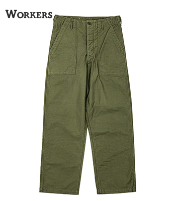 WORKERS ワーカーズ 反スレン染め|バックサテン|ベーカーパンツ
