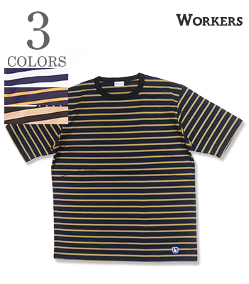 やました様　ボーダーs WORKERS ワーカーズ 半袖|クルーネック|ボーダーTEE『Border T, Short
