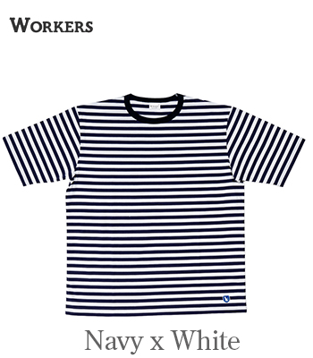 WORKERS ワーカーズ 半袖|クルーネック|ボーダーTEE『Border T, Short