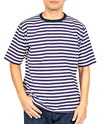 ６ ボーダー 腕パッカンT オンライン限定】パイルボーダーボクシーTシャツ｜ベビー服・子供服